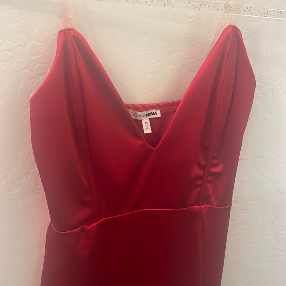 Satin Red dress